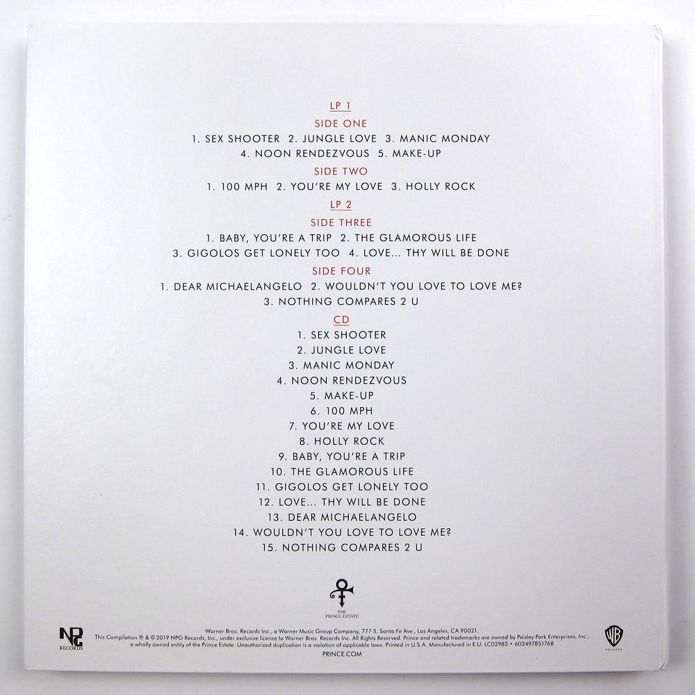 Prince: Originals Deluxe Edition (Colored Vinyl) Vinyl 2LP+CD