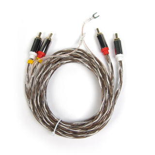 Pro-Ject: Connect It E RCA to RCA Phono Cable w/ Ground Wire - 4 ft. / 1.23M