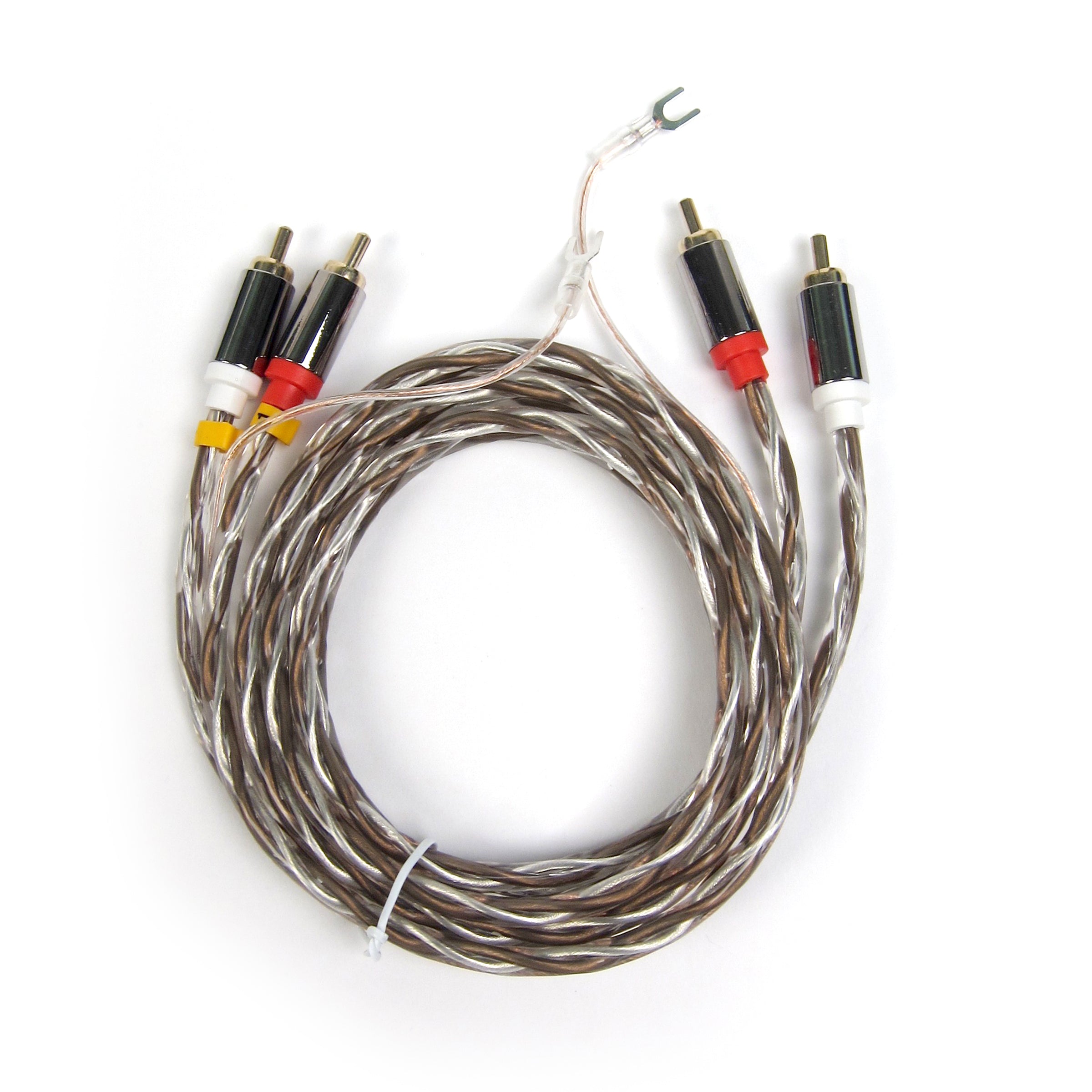 Pro-Ject: Connect It E RCA to RCA Phono Cable w/ Ground Wire - 4 ft. / — TurntableLab.com
