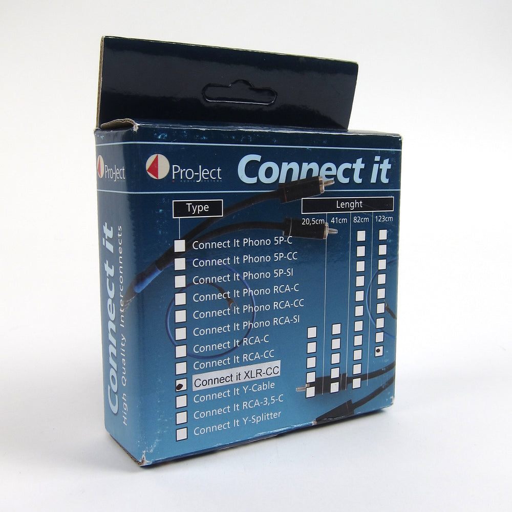 Pro-Ject: Connect It XLR-CC Interconnect Cable 1.2M