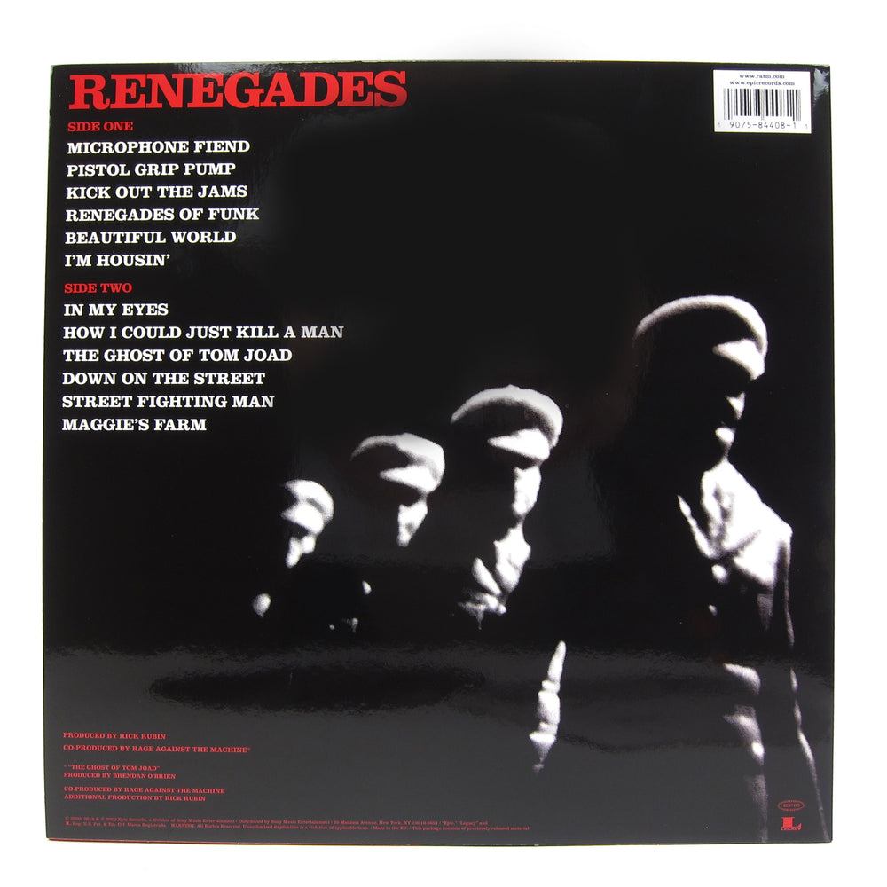 Rage Against The Machine: Renegades (180g) Vinyl LP