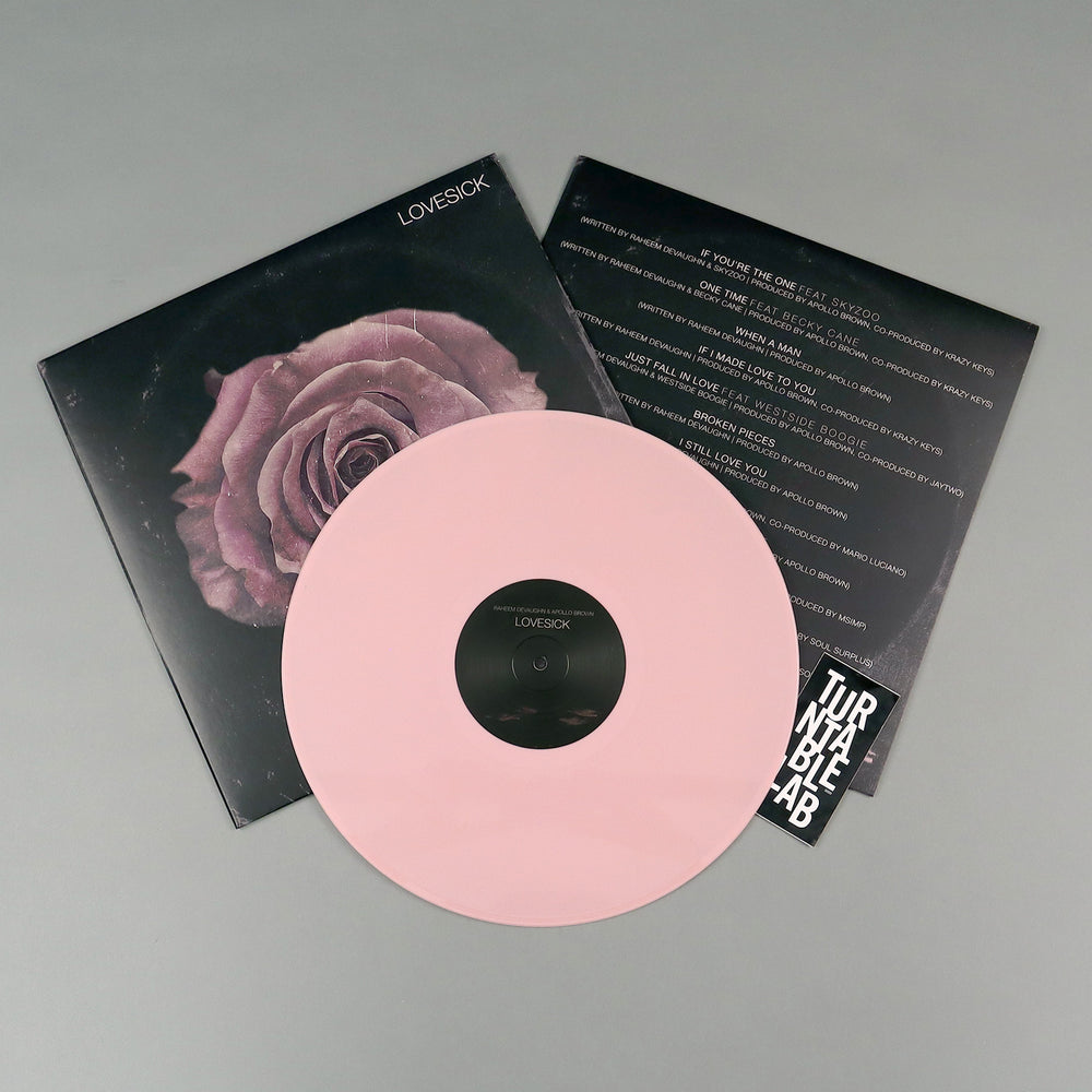 Raheem DeVaughn & Apollo Brown: Lovesick (Colored Vinyl) Vinyl LP - Turntable Lab Exclusive