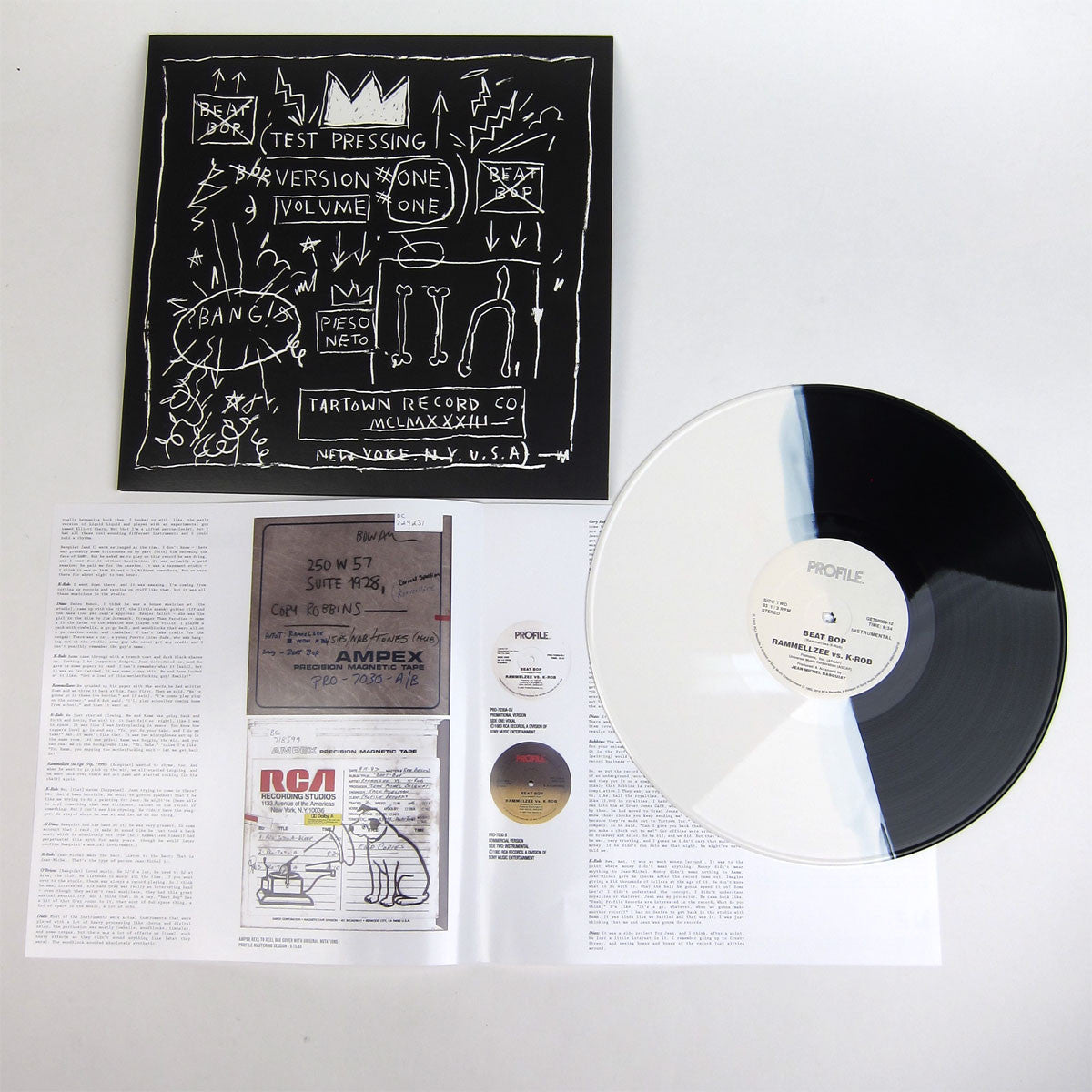 Rammellzee vs. K-Rob: Beat Bop (Split Colored Vinyl) Vinyl