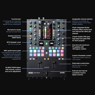 Rane: Seventy-Two MKII 2-Channel Serato Performance Mixer w/ Touchscreen