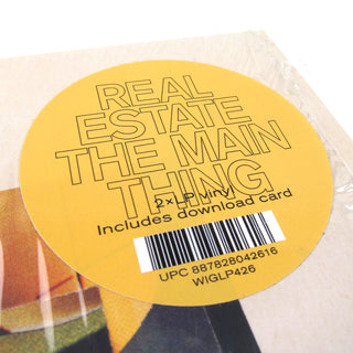 Real Estate: The Main Thing Vinyl 2LP sticker