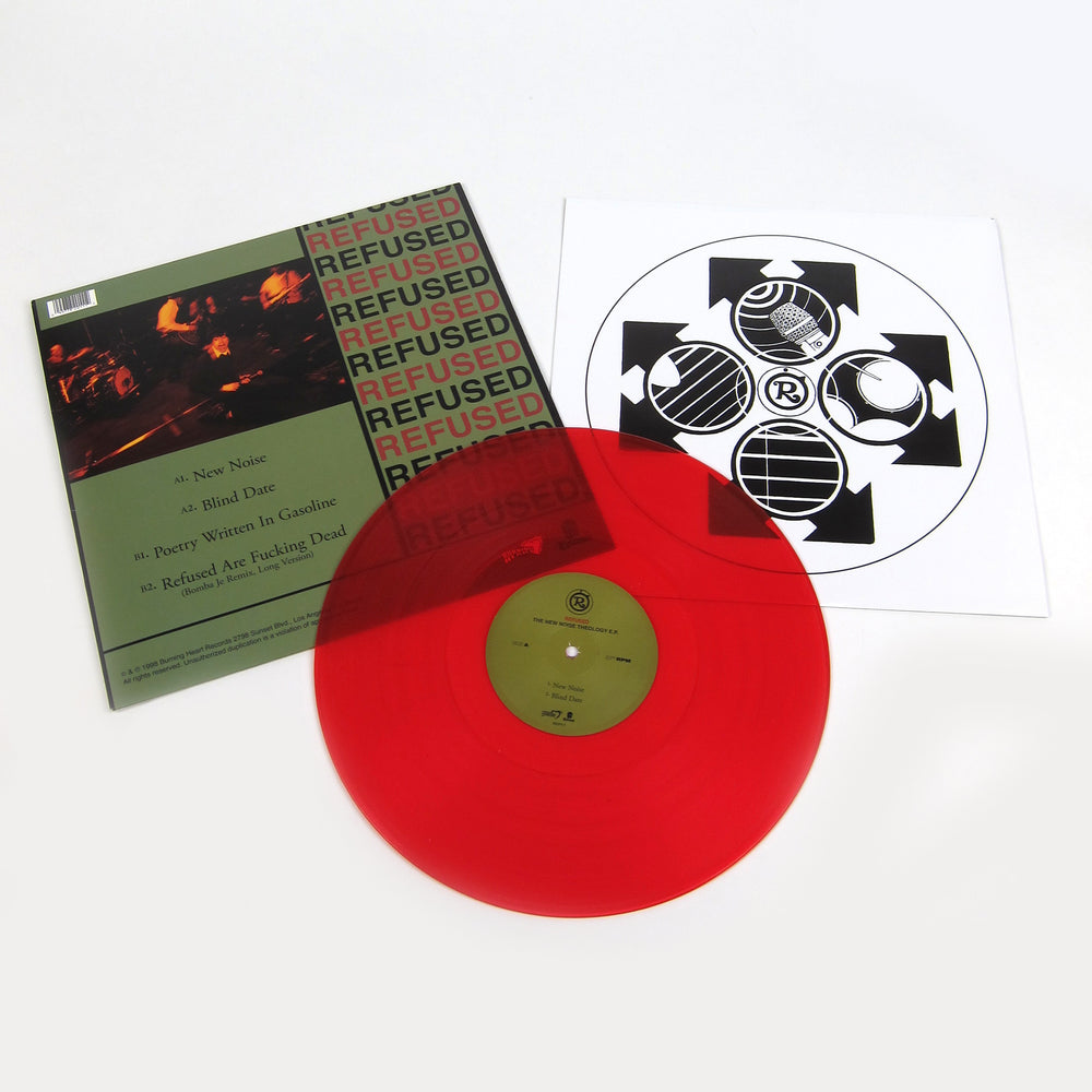 Refused: The New Noise Theology E.P. (Colored Vinyl) Vinyl 12"