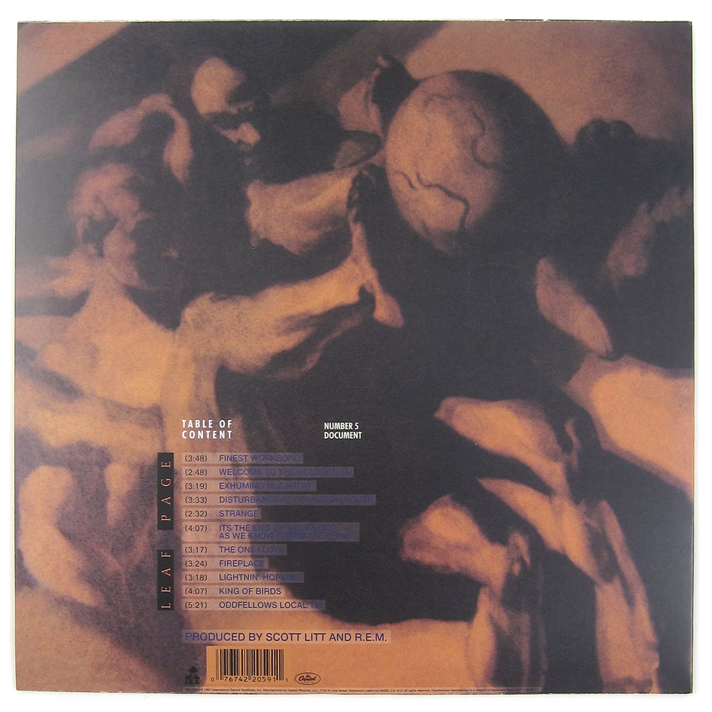 R.E.M.: Document (Colored Vinyl) Vinyl LP