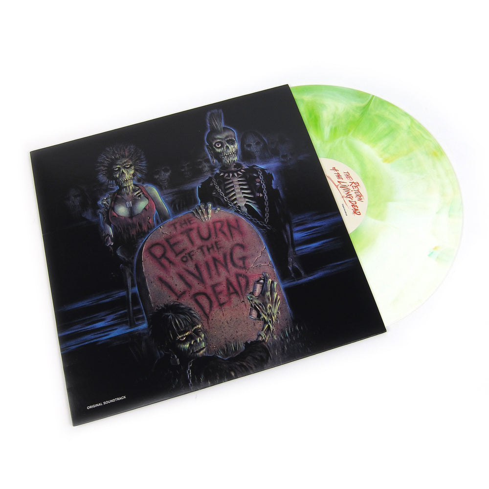 Real Gone Music: The Return Of The Living Dead Soundtrack (Bone White & Green Zombie Blood Colored Vinyl) Vinyl LP