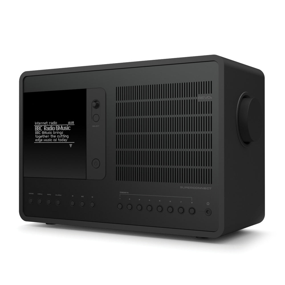 Revo: SuperConnect Radio / Connected Speaker - Shadow / All Black
