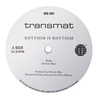 Rhythim Is Rhythim: Icon / Kao-Tic Harmony (Derrick May, Vince Watson Reconstructions) Vinyl 12"