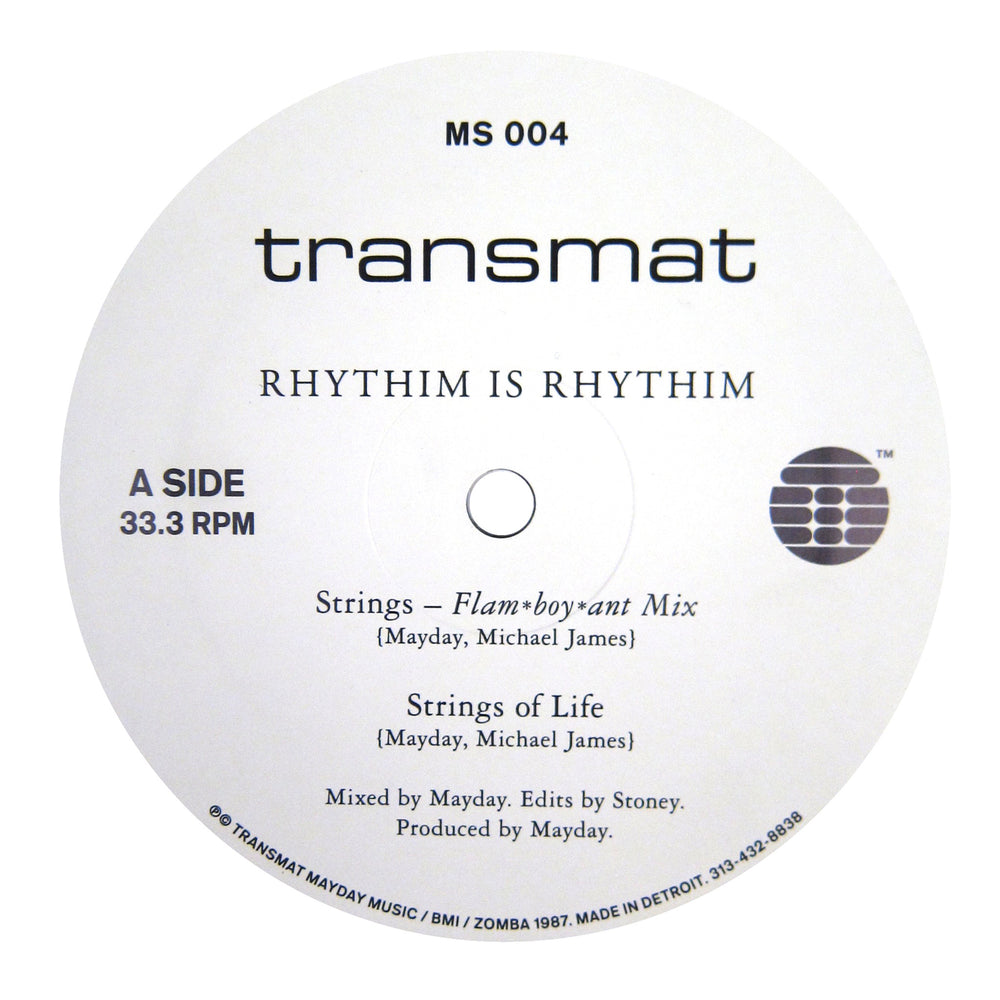 Rhythim Is Rhythim: Strings Of Life (Derrick May) Vinyl 12"