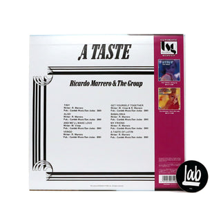 Ricardo Marrero And The Group: A Taste (Japaneses Pressing) Vinyl LP