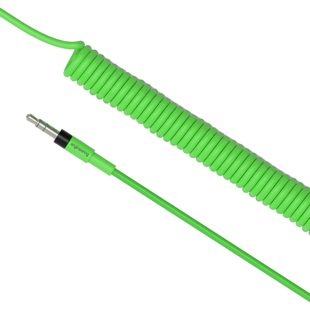 Teenage Engineering: Rick And Morty Curly Audio Cable - Green (TE010XS011)