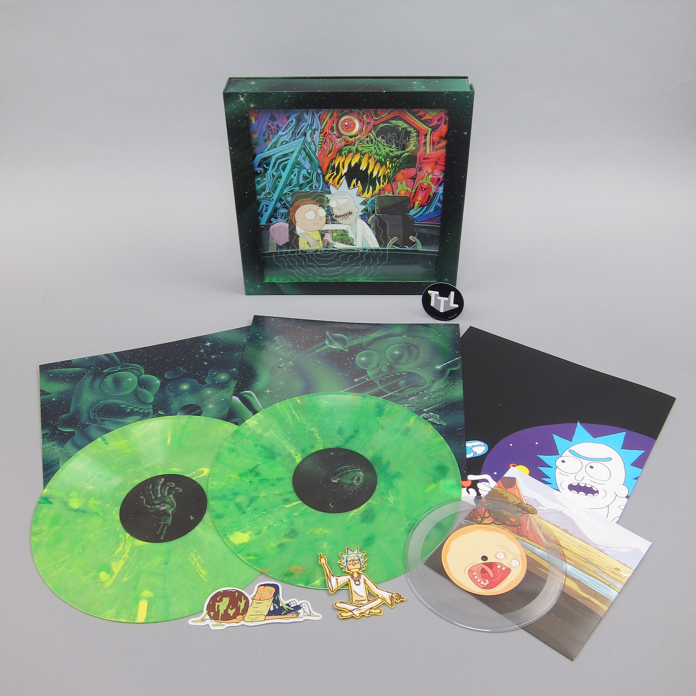Rick And Morty Soundtrack (Colored Vinyl) Vinyl 2LP+7