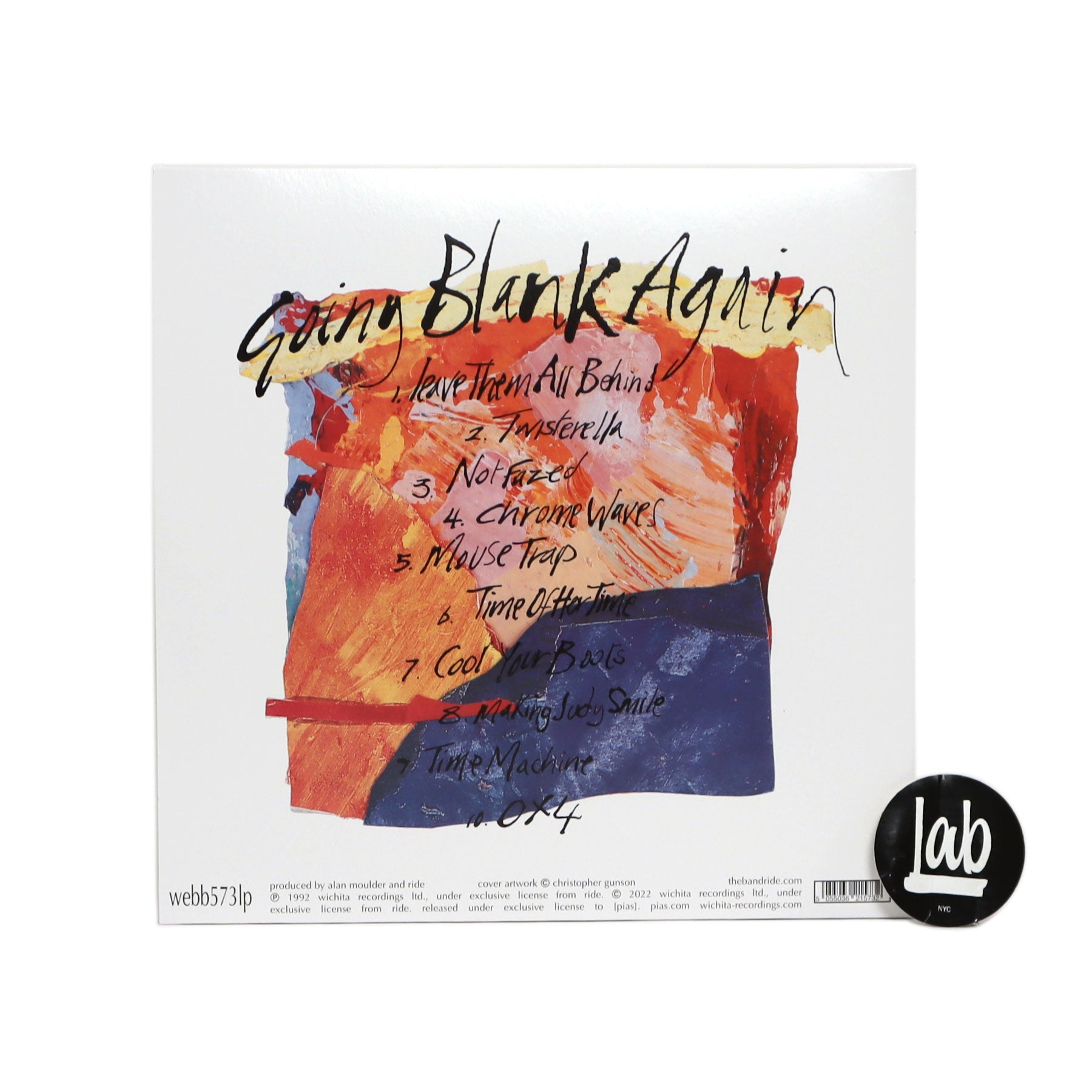 Ride: Going Blank Again (Import, Colored Vinyl) Vinyl 2LP