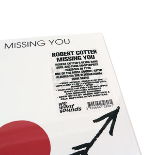 Robert Cotter: Missing You Vinyl 