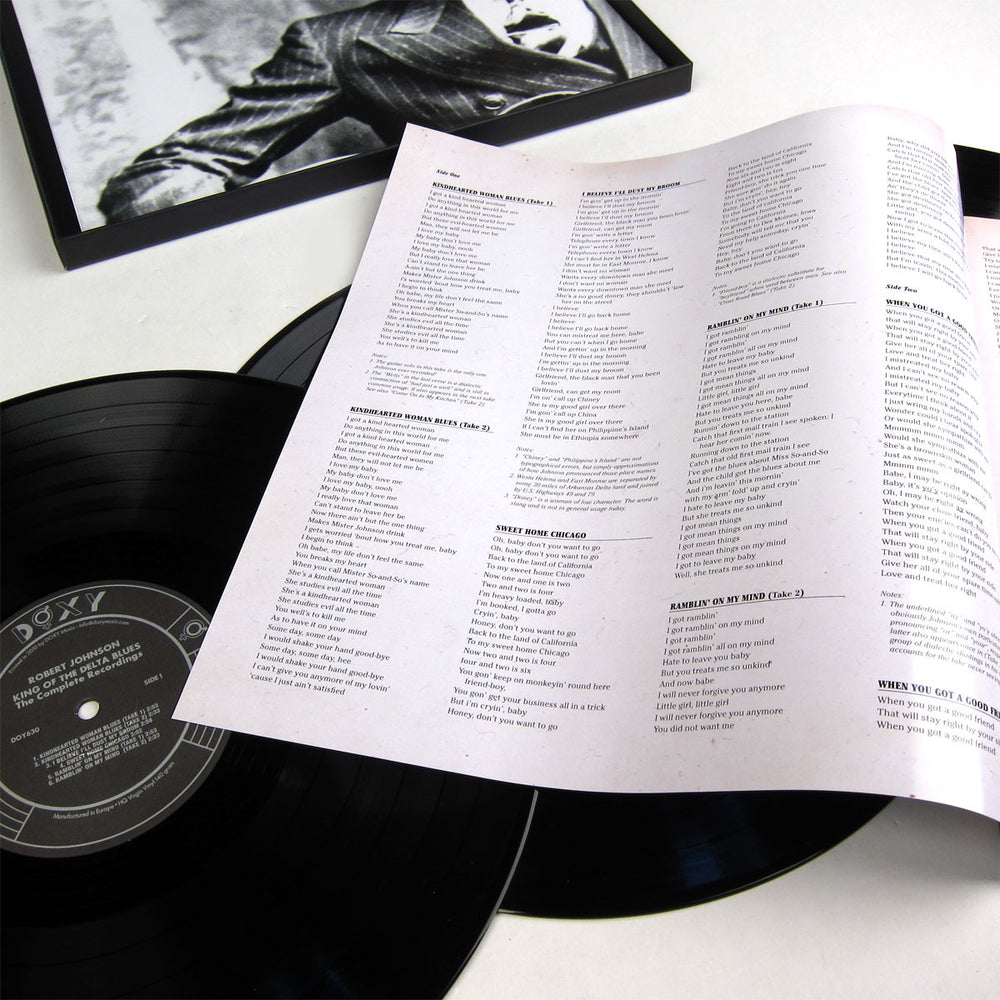 Robert Johnson: King Of The Delta Blues - The Complete Recording Vinyl 3LP Boxset detail 2