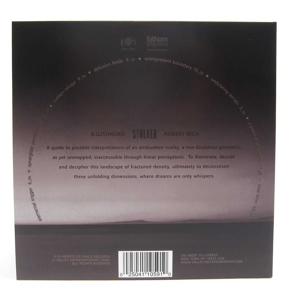 Robert Rich & B. Lustmord: Stalker (Colored Vinyl) Vinyl 2LP