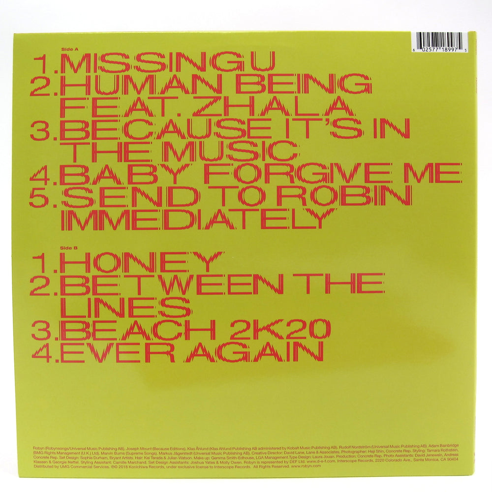 Robyn: Honey Vinyl LP