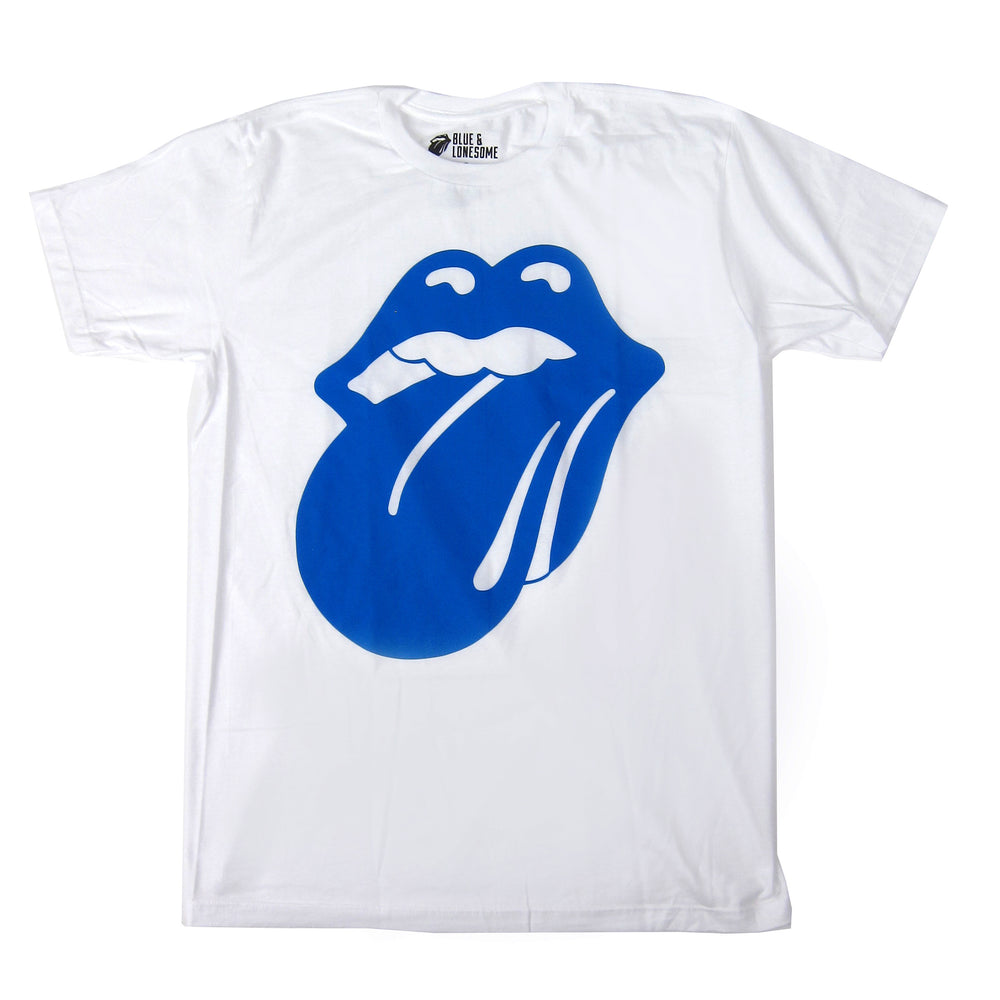 The Rolling Stones: Blue And Lonesome 72 Logo Shirt - White