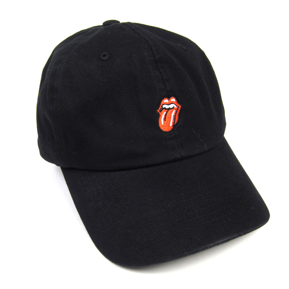 The Rolling Stones: Classic Logo Dad Hat - Black
