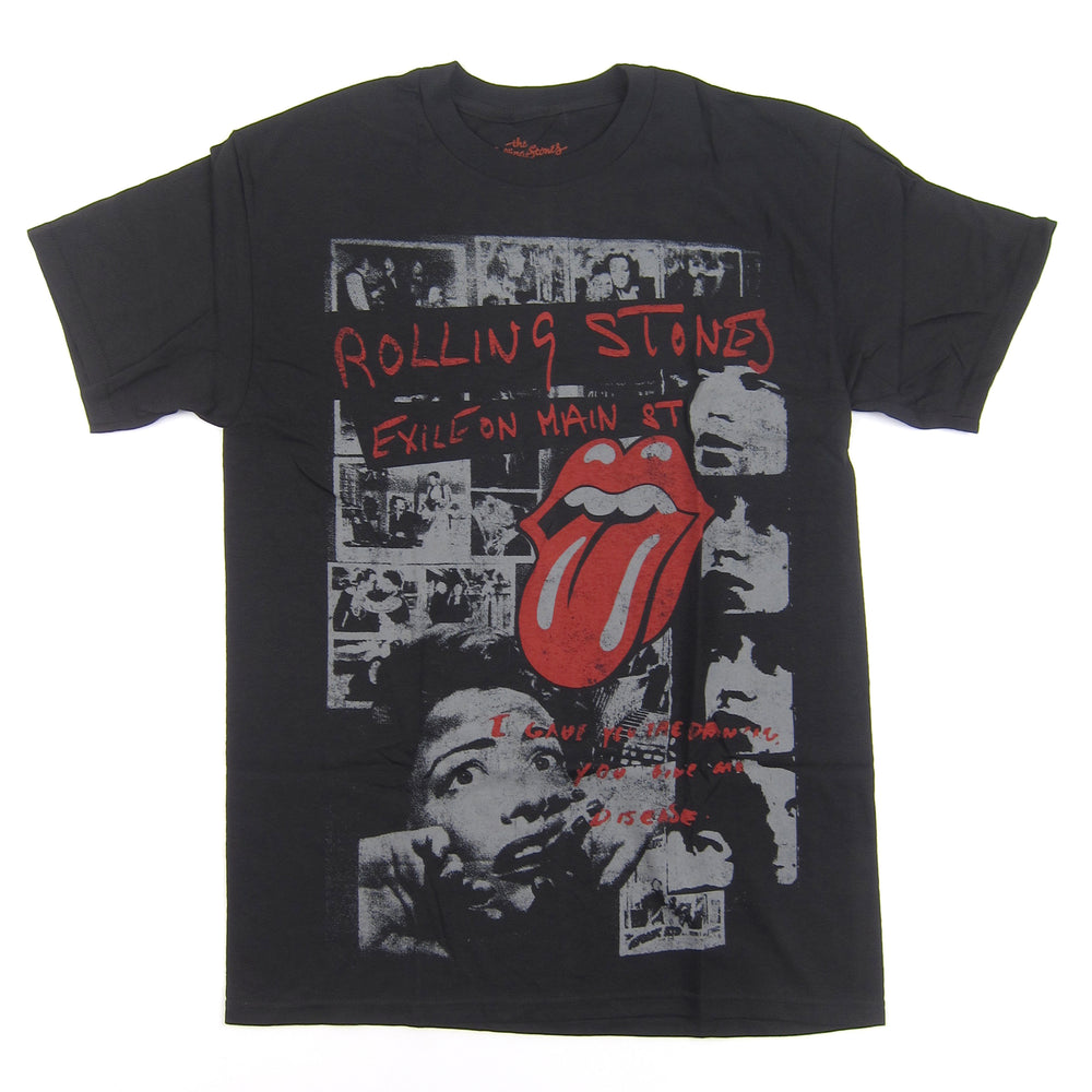 The Rolling Stones: Exile Faded Shirt - Black