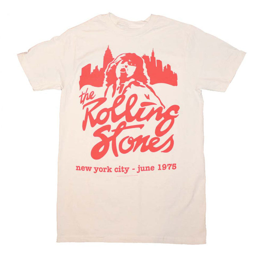 The Rolling Stones: Mick June 1975 Shirt - White