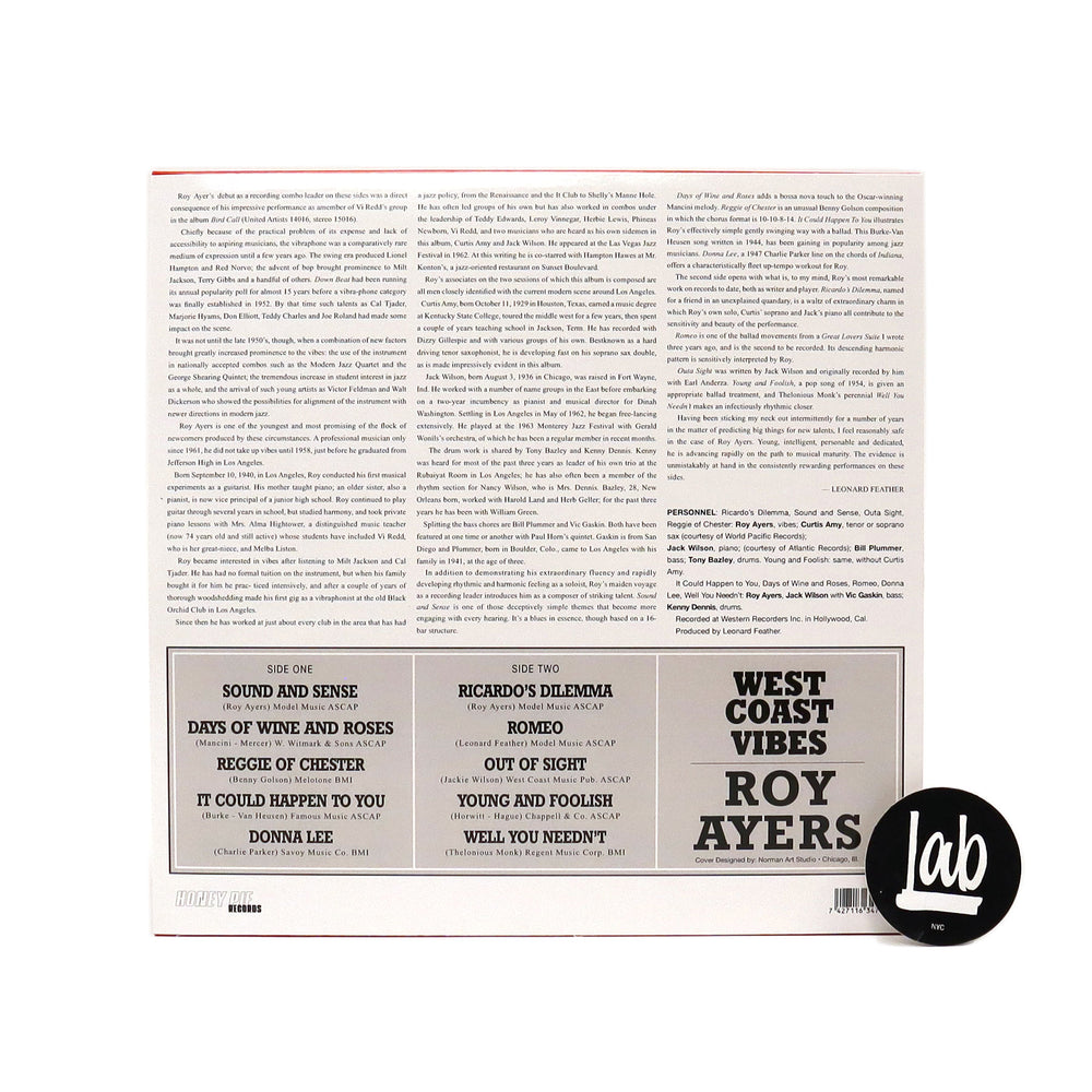 Roy Ayers: West Coast Vibes Vinyl
