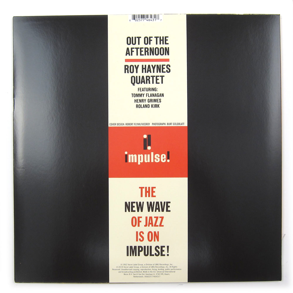 Roy Haynes Quartet: Out Of The Afternoon Vinyl LP