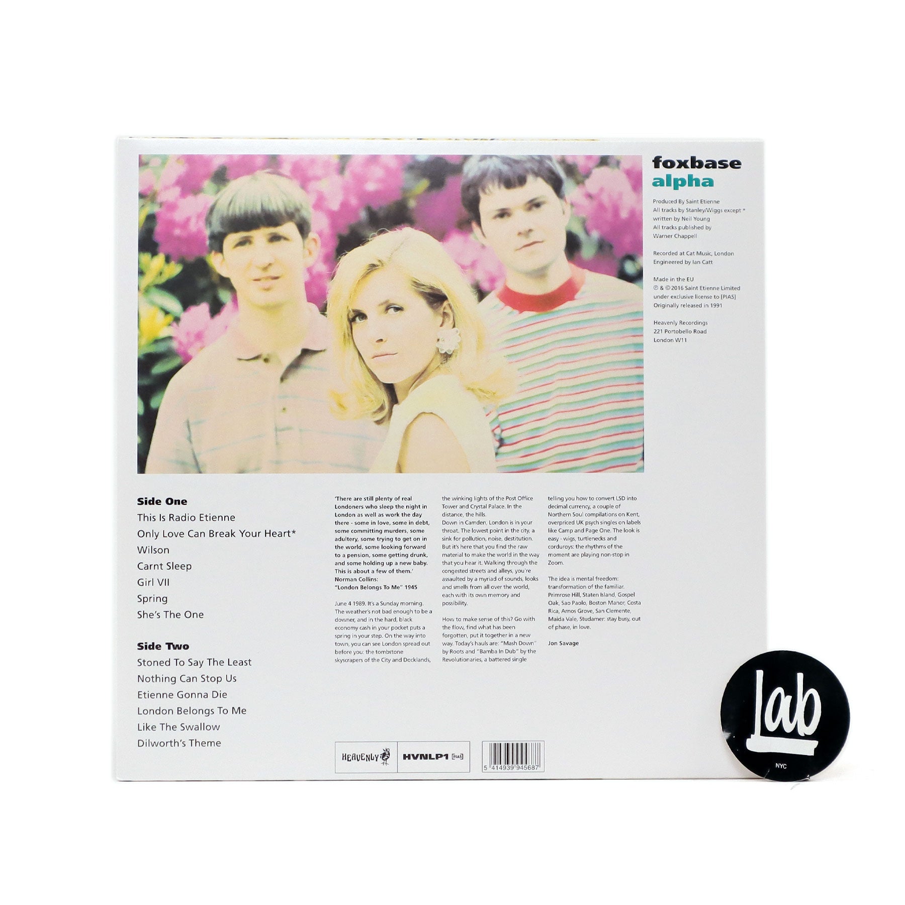 Saint Etienne Foxbase Alpha LPレコード Saint Etienne - Foxbase Alpha (30th Anniversary) (Green) [Colored