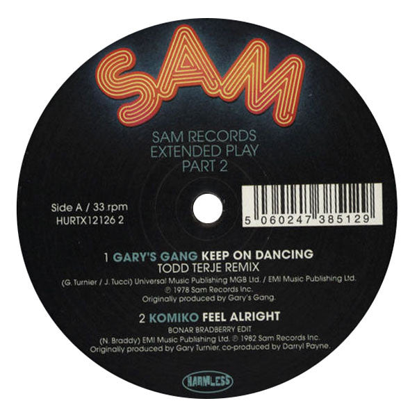 Sam Records: Extended Play Pt. 2 (Todd Terje, Jacques Renault) 12"