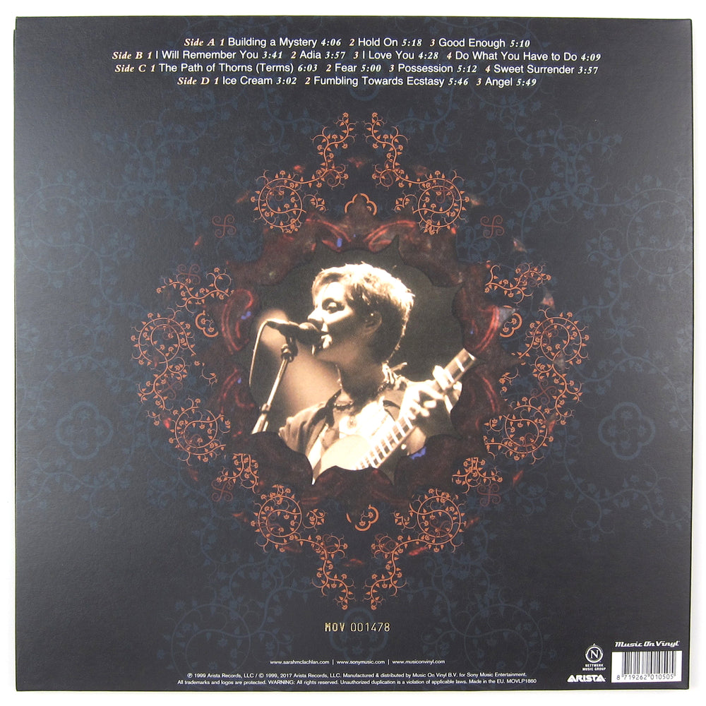 Sarah McLachlan: Mirrorball (Music On Vinyl 180g, Colored Vinyl) Vinyl 2LP