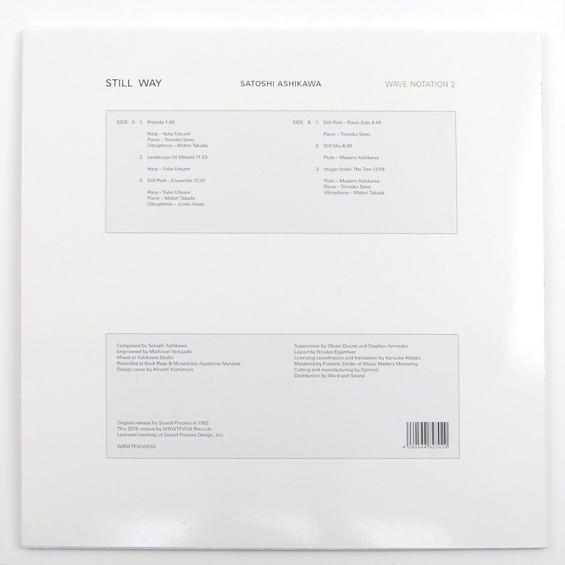 Satoshi Ashikawa Still Way Wave Notation 2 Vinyl LP TurntableLab satoshi-ashikawa-still-way-wave-notation-2-vinyl-lp-turntablelab