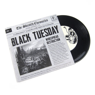Stunts One & Zalamedia: The Skratch Chronicles - Black Tuesday Vinyl 7"