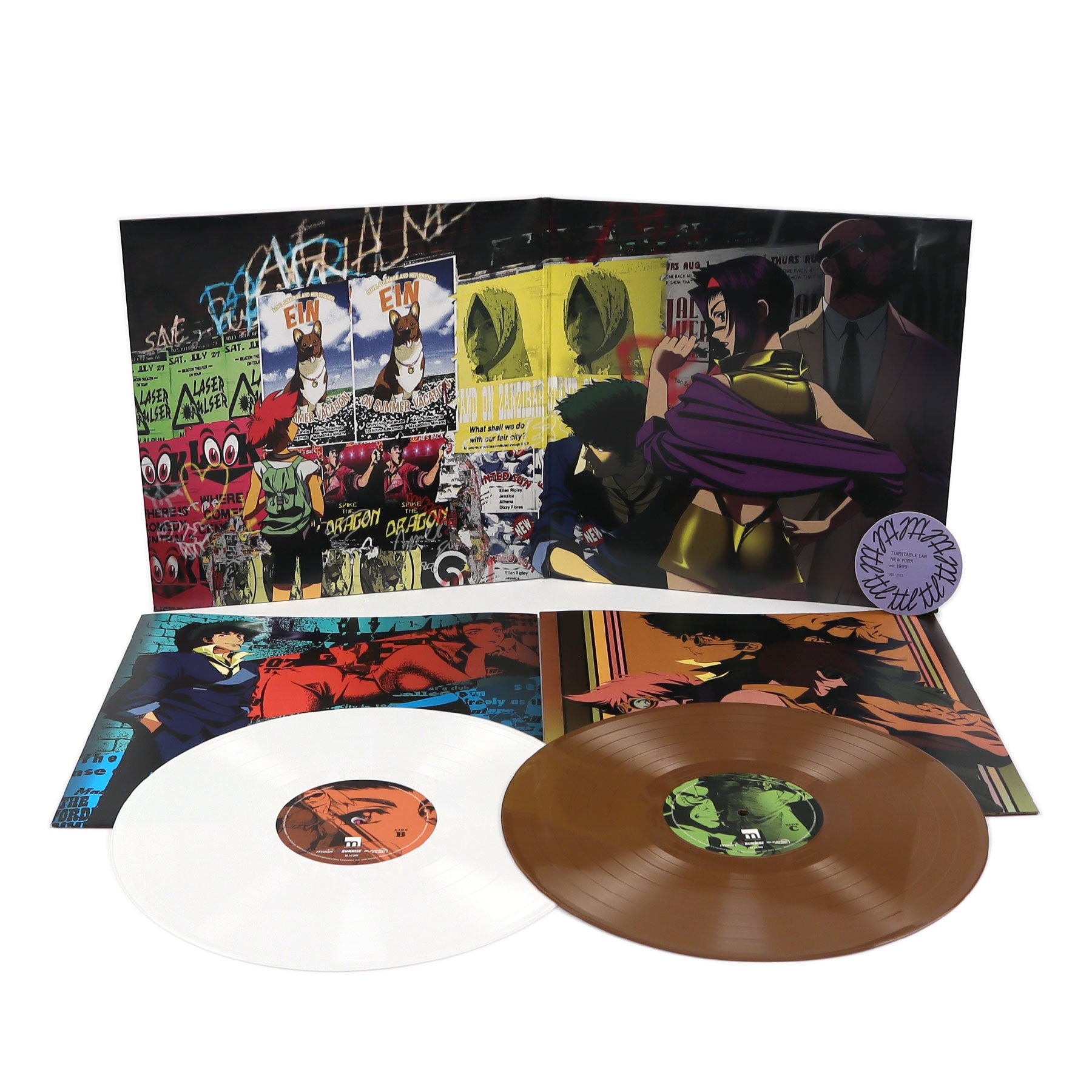 Seatbelts Cowboy Bebop White Brown Colored Vinyl Vinyl 2LP seatbelts-cowboy-bebop-white-brown-colored-vinyl-vinyl-2lp