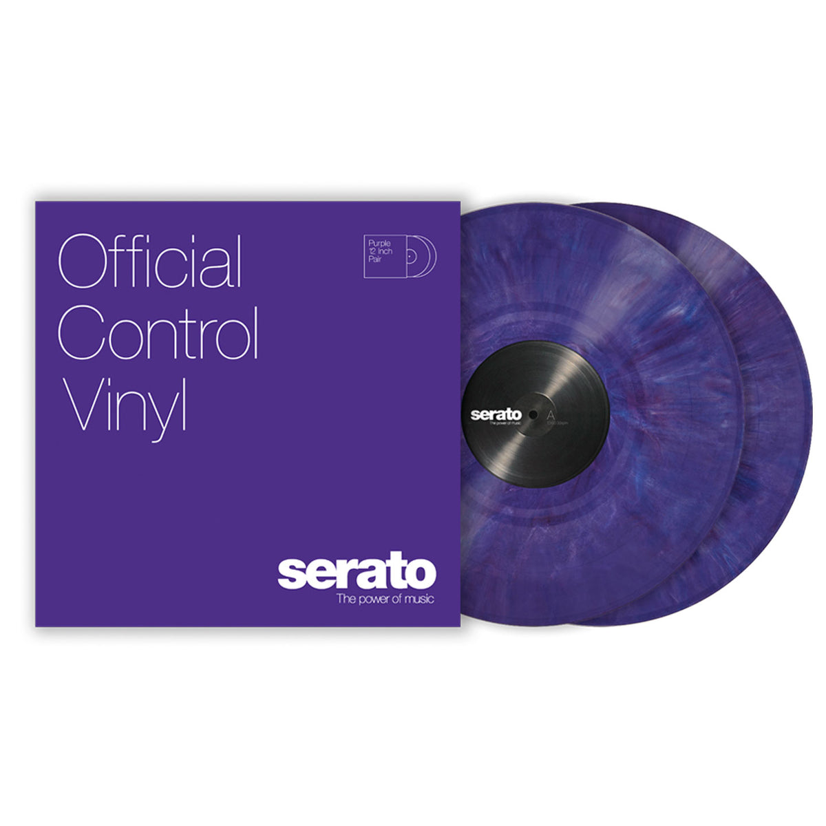 未使用 DJ Day / Serato Control Vinyl 2LP Serato: Performance Series Control Vinyl 2LP - Purple