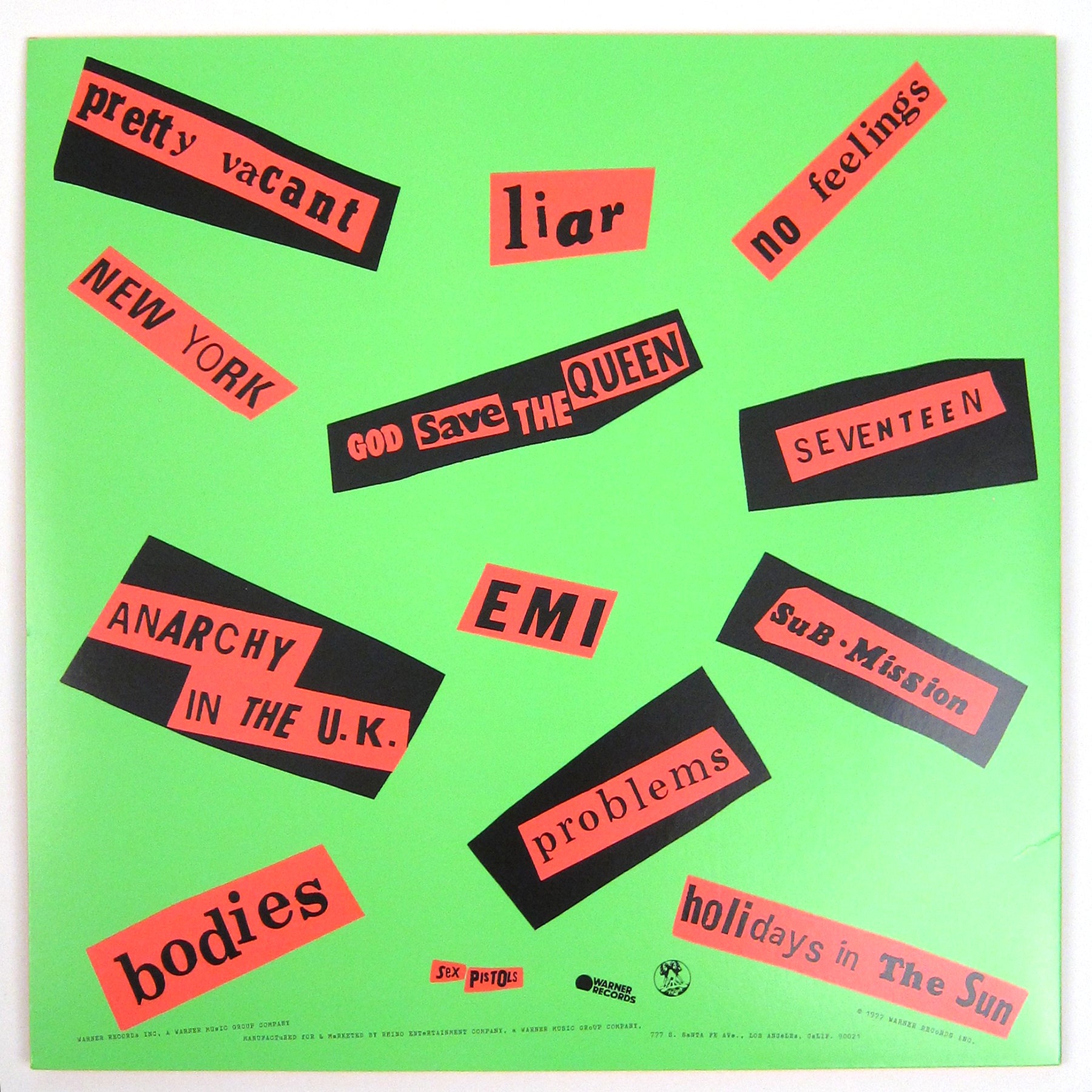 Sex Pistols: Never Mind The Bollocks Here's The Sex Pistols