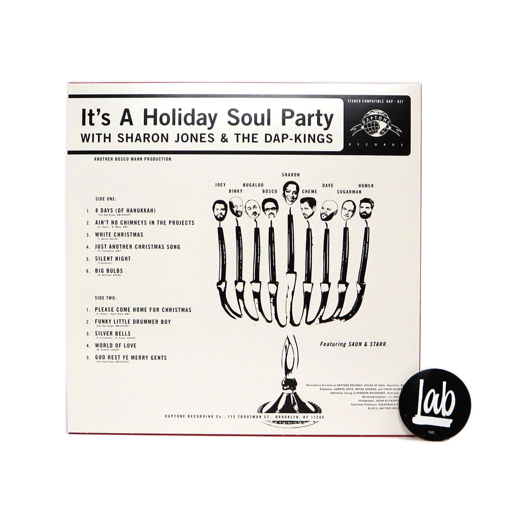 Sharon Jones And The Dap-Kings: It's A Holiday Soul Party (Candy Cane Colored Vinyl) Vinyl LP