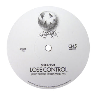 Shit Robot / Felix Dickinson: Lose Control / Burning Flame (Justin Van Der Volgen Remixes) Vinyl 12"