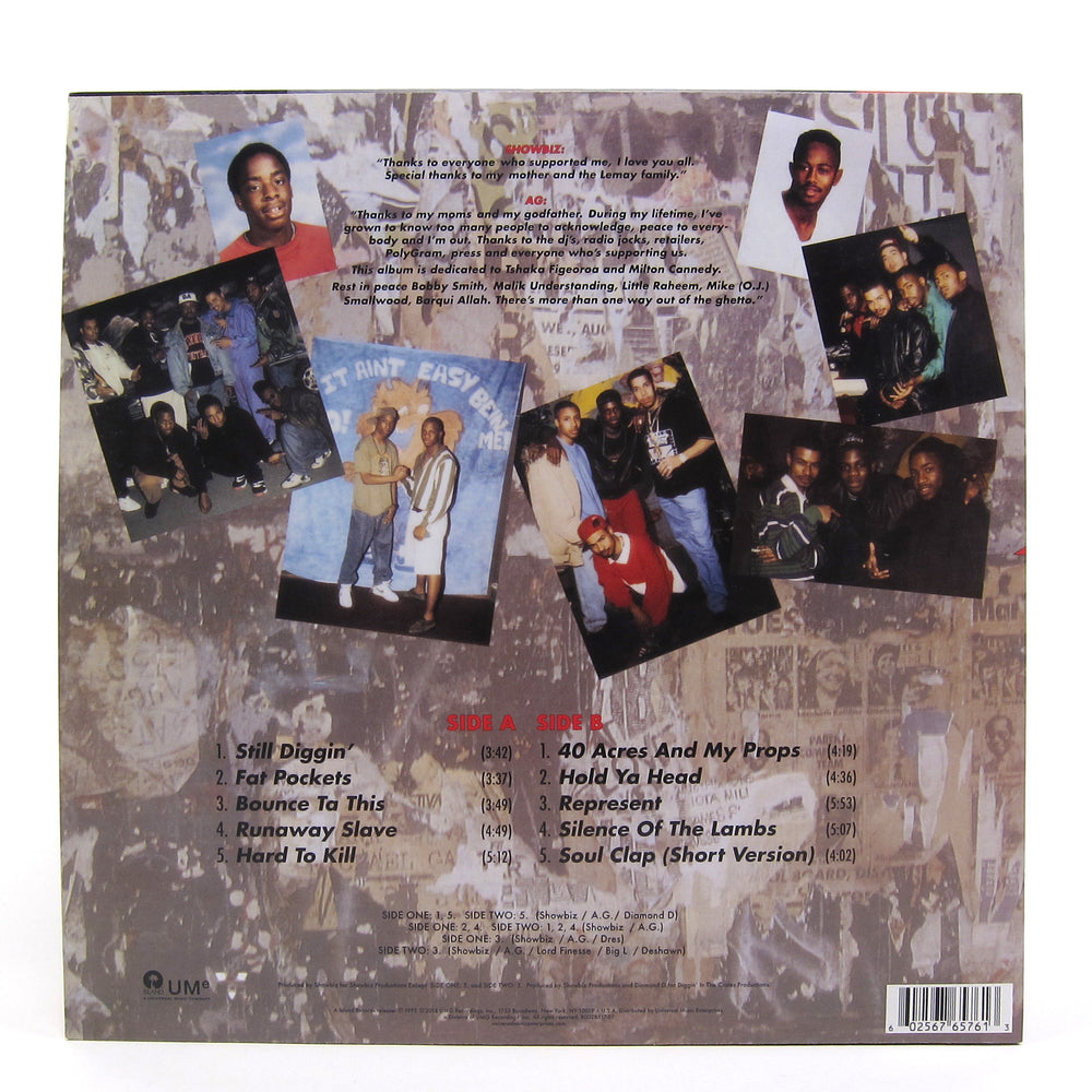 Showbiz & A.G.: Runaway Slave Vinyl LP