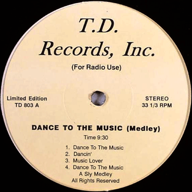 Danny Krivit: Dance To The Music 12"