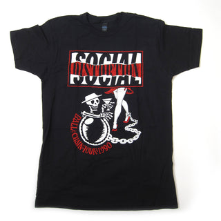 Social Distortion: Ball & Chain Tour Shirt - Coal