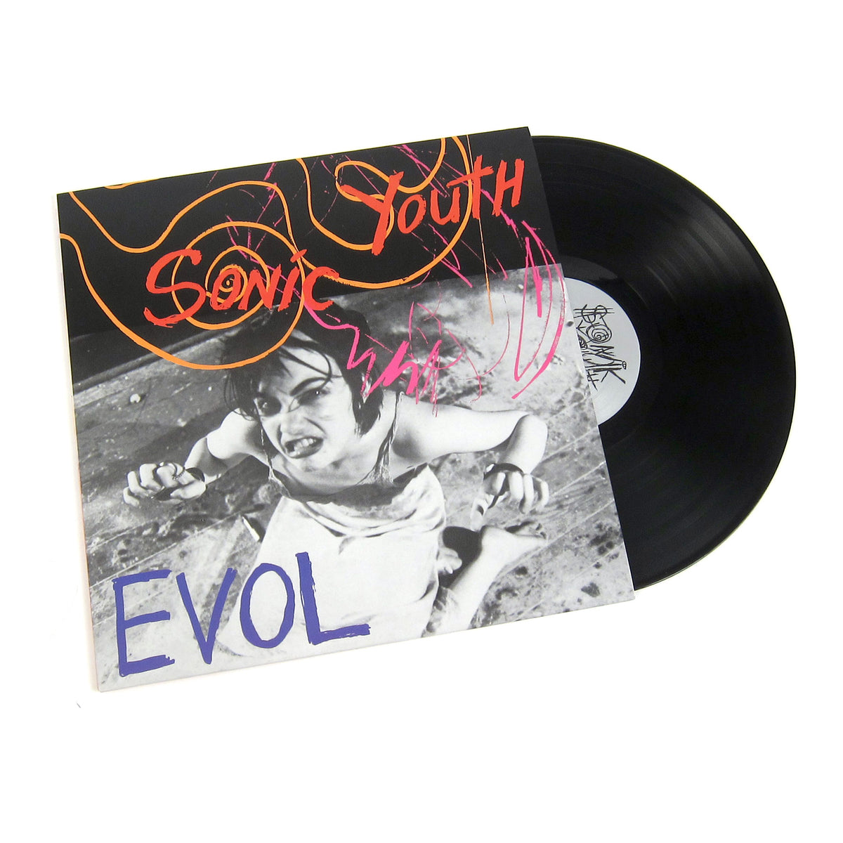 LP UKオリジ Sonic Youth EVOL レコード 1986年 Sonic Youth – EVOL – Vinyl (Gray Marbled, LP, Album