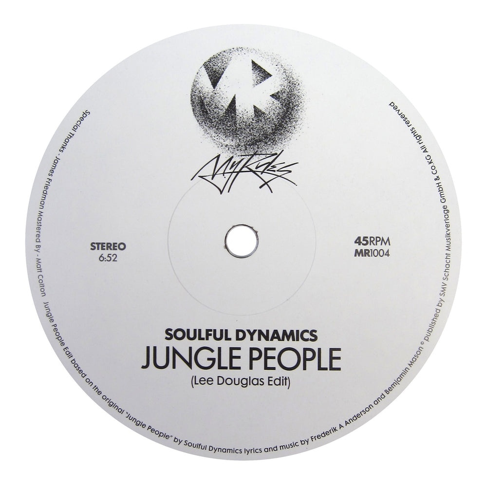 Soulful Dynamics: Jungle People (Lee Douglas Edit) Vinyl 12"