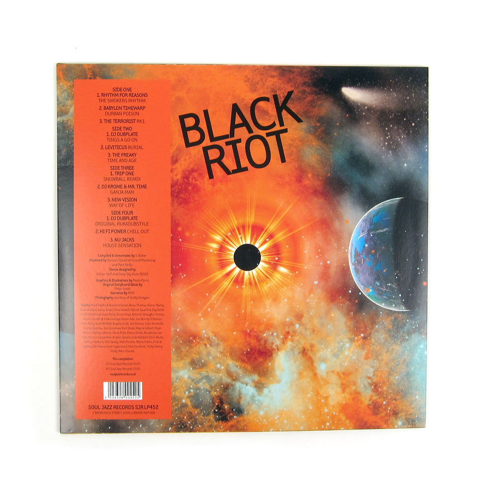Soul Jazz Records: Black Riot - Early Jungle, Rave And Hardcore Vinyl 2LP