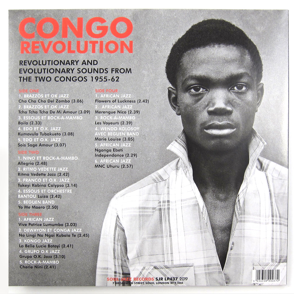 Soul Jazz Records: Congo Revolution - Revolutionary & Evolutionary Sounds From The Two Congos 1955-62 Vinyl 2LP