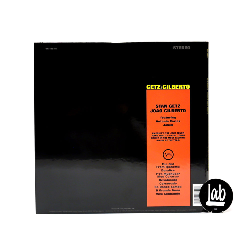 Stan Getz & Joao Gilberto: Getz / Gilberto (Acoustic Sounds 180g) Vinyl LP