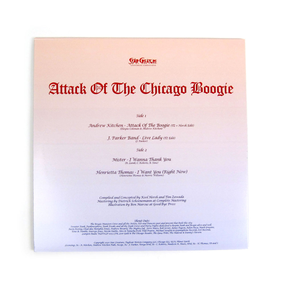 Star Creature: Attack Of The Chicago Boogie - Private Press Disco, Soul & Boogie Records Vinyl 12"