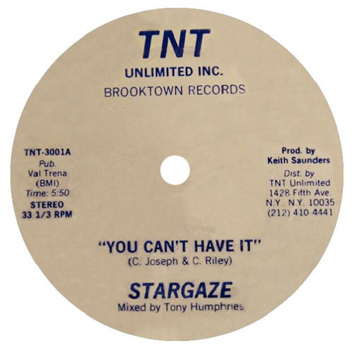 Stargaze: You Can't Have It 12"
