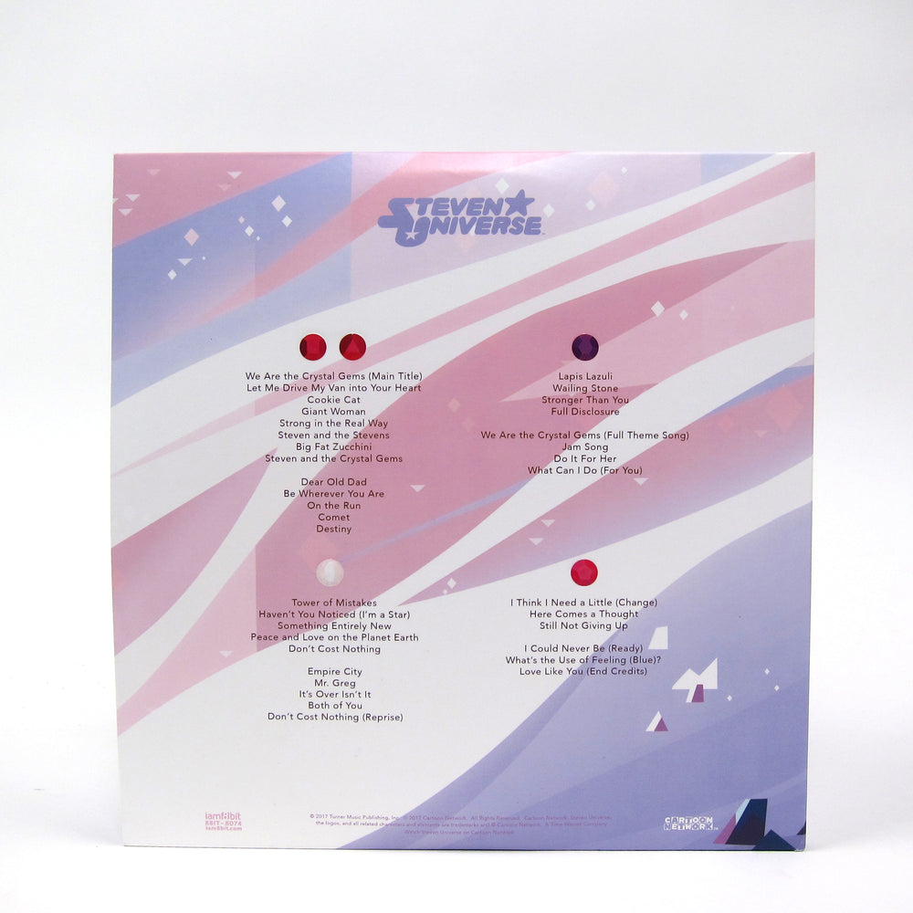 Steven Universe : Soundtrack (Colored Vinyl) Vinyl 4x10" back